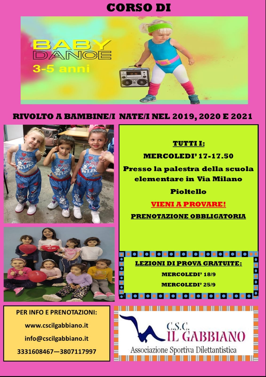 Locandina_BabyDance_Pioltello